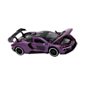 Pikkukuva 8 / 8: 1/32 Valettu legering auto malli Kulumiskestävä Ääni- ja valopalaute Force Leikkiauto 3+ (violetti)