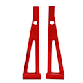 Miniatyrbilde 7 av 8: 2 stk RC Bil Foran Svingarm Aluminiumslegering Lettvekt Opphengsarmsett for ARRMA 1/8 Red