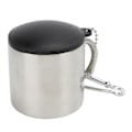 Miniatyrbild 8 av 8: Camping kaffemugg 110 ml värmebevarande tekopp i rostfritt stål med anslutningsspänne för vandring utomhus