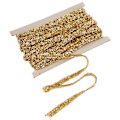 Pikkukuva 3 / 8: 10 jaardia 1 cm kultainen strassinauha, itseliimautuva DIY-kristallistrassinauha ompeluun ja DIY-askarteluun