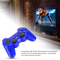 Miniatyrbild 8 av 8: Trådlös Intelligent Bluetooth Spel Gamepad Funktionell Handkontroll Signalstabilisering för PS3blå