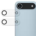 2 st. för iPhone 17 Air Kameralinsskydd Silke Tryck Linsskydd 3D Arc Edge