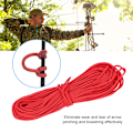 Pikkukuva 6 / 8: Jousiammunta Compound Jousen jänne Nylon Nock Safe Release D Loop Jousen jänne Tarvikkeet Punainen