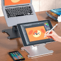 Miniatyrbilde 3 av 4: Tablet PC-stativ Mobiltelefonstativ Sammenleggbart iPad-stativ Mobiltelefonstativ Svart