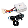 Miniatyrbillede 4 af 8: 48V 500W El-cykel Controller Tommelgas Sæt Elektrisk Cykel Børstet Controller og Tommelgas Kit