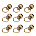 Miniatyrbilde 3 av 8: 200 Sett Messing Nagler Veske Kuleknotter 9mm Høy Holdbarhet Kobber Trekkring Nagle DIY Mobiltelefon Shell Håndveske Bronse