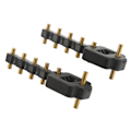 Miniatyrbillede 6 af 8: 2 stk. Yagi Uda Antenne Signalforstærker Forlænger Fjernbetjening Rækkevidde For RC Drone Briller Sort