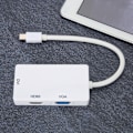 Pikkukuva 8 / 8: 3 in 1 DP -muunnin MiniDP - HDMI DVI VGA -kaapelisovitin, ei tarvitse ulkoista virtalähdettä