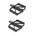 Miniatyrbillede 3 af 8: 2 stk. Cykelpedal 3 Lejer Aluminium Legering Bjergvej Cykelpedaler Platform til Kørsel Cykling Sort