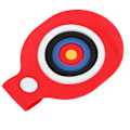 Pikkukuva 7 / 8: Recurve-jousivarren kärjen suoja, jousiammunnan suoja, kumipala kengille, pitkälle jouselle, metsästykseen, ampumiseen, punainen