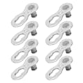 Miniatyrbillede 1 af 8: 7 stk. Metal Terningspil Terninger Zinklegering Bærbar Unik Sjov Rullende Polyhedral Terninger Guld Grøn