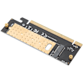 Miniatyrbilde 2 av 8: M-nøkkel M.2 til PCIE3.0 x16 SSD Grensesnitt Riserkort med Kjøleribbe for Windows/Linux/MAC