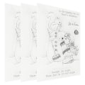Miniatyrbilde 4 av 8: 3 stk klart stempel Unik snømanndesign Resirkulerbare transparente pregingstempler for DIY Scrapbook Crafts
