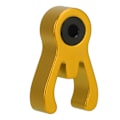 Miniatyrbillede 4 af 8: Foldbar cykelstamspænde aluminiumlegering Cykel forreste rørbeslag til Brompton 3sixtyGold