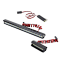 Miniatyrbillede 5 af 8: Simulerings-Universal Lange og Korte Bilforlygter Praktisk Holdbar 1/10 Dobbelt Række Spotlights til SCX10 90046