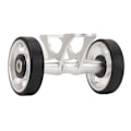 Miniatyrbillede 4 af 8: Cykel Skærmbeskyttelse Easywheel Skærmbeskyttelse Ruller Hjul Dobbelt Hjul til Brompton Folding Bike til DahonSilver