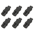 Miniatyrbillede 2 af 8: 6 stk. IEC320 C8 til IEC320 C15 Strømadapter IEC320 Han C8 til Hun C15 Strømstikadapter til PDU Chassis UPS Stikkontakt