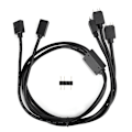 Pikkukuva 1 / 8: 3PIN 5V ARGB Jakokaapeli Tuulettimen Adapterikaapeli LED-nauhan Liitinkaapeli Johto ARGB 1‑to‑3