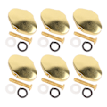 Miniatyrbillede 6 af 8: 6 stk Guitar Tuning Peg Tuner Maskinhovedknop med skruer og skiver til elektrisk guitar guld