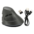 Miniatyrbilde 1 av 8: Vertikal Mus 2.4G og Bluetooth 5.0 USB Oppladbar Justerbar DPI Trådløs Ergonomisk Mus for Bærbar PC Desktop