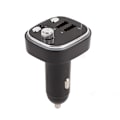 Miniatyrbillede 3 af 8: Bil Bluetooth Afspiller 2 USB Porte Oplader 7 Farvede Lys FM Sender Til Håndfri Opkald Sølv