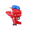 Miniatyrbillede 2 af 8: Miniplane Legetøj Animation Action Figur Transformerende Robot Flyvemaskine Børnelegetøj (#1)
