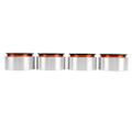 Miniatyrbild 5 av 8: 4 st 1.9 tum RC Hjulfälgar Aluminium CNC-bearbetade 1/10 RC Beadlock Hjulnav för Axial SCX10 90046 AXI 03007 REDCAT MST Orange