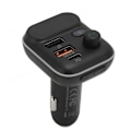 Pikkukuva 1 / 8: Auton FM-lähetin Bluetooth 5.0 USB Monitoiminen Handsfree-puhelu Radiovastaanotin Puhelimen Lataus Ajoneuvoille