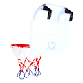 Miniatyrbild 6 av 8: Justerbar inomhusupphängning Netballbåge Mini Baskettallrik för barn Spelplastkrok