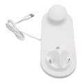Miniatyrbilde 7 av 8: Trådløs ladestasjon 3 i 1 Rask lading for mobiltelefon Flere enheter med sopp nattlys