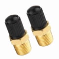 Miniatyrbillede 4 af 8: 2 stk. 1/8\" NPT MPT Messing Luftkompressor Tank Fyldventil