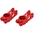 Miniatyrbillede 6 af 8: 2 stk. aluminiumlegering bagaksel sæde til LOSI Lasernut U4 Tenacity 1/10 RC bil bagerste navholder Rød
