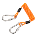 Miniatyrbillede 6 af 8: FORTSÆT DYKNING Dykfjederreb Quick Release Dykning Anti Lost Rope med spænder i rustfrit stål Orange