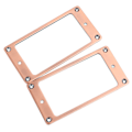 Miniatyrbilde 3 av 8: 2 stk elektrisk gitar pickup ramme sink legering humbucker pickup monteringsring sett 2 x 2 mm lilla bronse