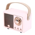 Miniatyrbillede 3 af 8: Retro Bluetooth Højttaler Kraftfuld Subwoofer Effekt Bærbar Mini Udendørs Trådløs Højttaler Pink