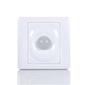 Miniatyrbild 8 av 8: 220V Automatisk Infraröd PIR Rörelsesensor Brytare Väggmontering LED Nattlampa