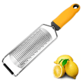 Miniatyrbillede 2 af 8: Rustfrit stål ost rive med håndtag Multifunktionel rive citron ingefær kartoffelzester