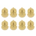 Miniatyrbillede 4 af 8: 8 Stk Violin Mute Justerbar Gummi Lyddæmper Enkelt Hul Øvelsesdele Tilbehør Gul