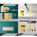 Miniatyrbild 6 av 8: 10 st 3D-skrivartillbehör 2 mm tjock värmeblock Bomull Hot End Munstycksisolering