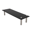 Miniatyrbillede 4 af 8: Kageholder i akryl, multifunktionel, til mad og desserter, sort