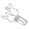 Miniatyrbillede 7 af 8: 20 stk. Clips Multipurpose Multifunktion Elektroplettering Hul Metal Binder Stærk Fjeder Clip Sølv