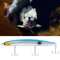 Miniatyrbillede 7 af 8: HENG JIA Mini størrelse fiskeform lokkemad med kroge Fiskegrej Værktøj F
