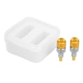Miniatyrbillede 2 af 8: 2 stk. Drone Controller Teleskopiske Rocker Joystick Aluminium Legering Guld og Sølv Justerbare Forlængelsespinde til Mini 3 Pro