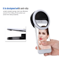 Miniatyrbillede 8 af 8: Selfie LED Ring Flash Lys Bærbar Telefon Selfie Lampe Lysende Clip Lampe til iPhone (Sort)