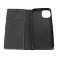 Miniatyrbillede 6 af 8: Wallet Case med Kortholder PU Læder Kickstand Kort Slots Case Holdbart Stødsikkert Telefon Cover All Round Beskyttelse Sort til IPhone 13