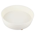 Miniatyrbilde 2 av 8: Kjøkken dreieskive Spin Round Tray 360 grader roterende sklisikker multifunksjonell krydderorganisator for skap pantry kjøleskap benkeplate hvit