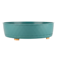 Miniatyrbilde 5 av 8: Kjøkken dreieskive Spin Round Tray 360 grader roterende sklisikker multifunksjonell krydderorganisator for skap pantry kjøleskap benkeplate grønn