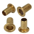 Pikkukuva 6 / 8: 500 kpl Onttoja Niittejä 65 Kuparia Sileät Pinnat Helppo Asennus Vaateniitit DIY-askarteluun 2,3x4,5x3,8mm
