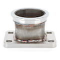 Miniatyrbillede 1 af 8: Turbo Flans Adapter til T3 4-Bolt til 2,5 tommer V-Band Rustfrit Stål Konverteringsadapter
