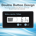 Miniatyrbillede 7 af 8: GY-6GS Batteri Strøm LCD Display Spændingsmåler 12-84V med Lys Alarm Funktion (Hvidt Lys)
